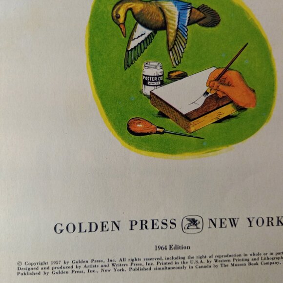 Vintage 1964 Crafts and Hobbies, W Ben Hunt, Golden Hobby Book, Mid Century - Picture 3 of 9